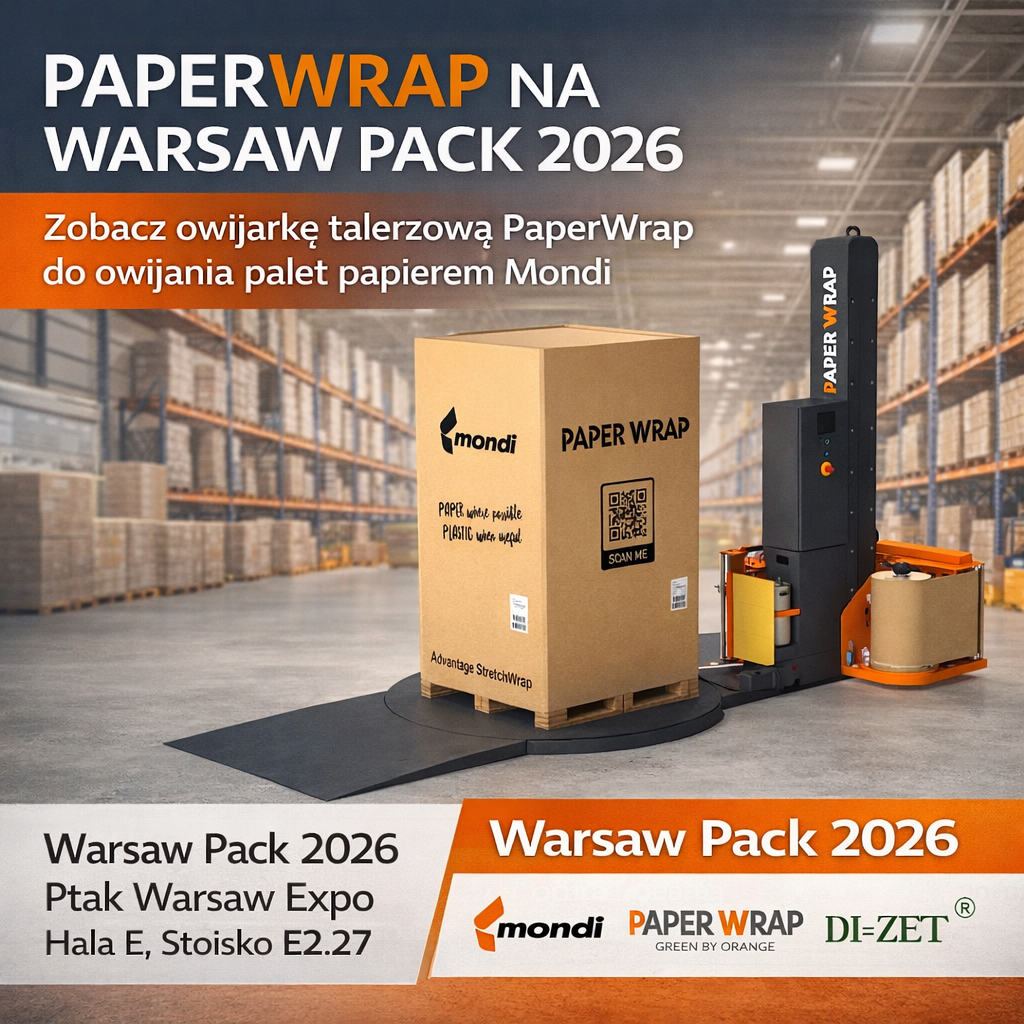 Warsaw Pack 2026: Premiera owijarki talerzowej PaperWrap